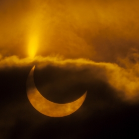 Partial eclipse of the sun